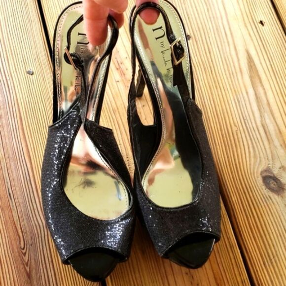 N by Nicole Miller women's platform heels, size 9.5 - Picture 9 of 11